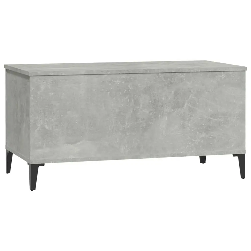 Coffee Table Concrete Grey 90x44.5x45 cm Engineered Wood 819592