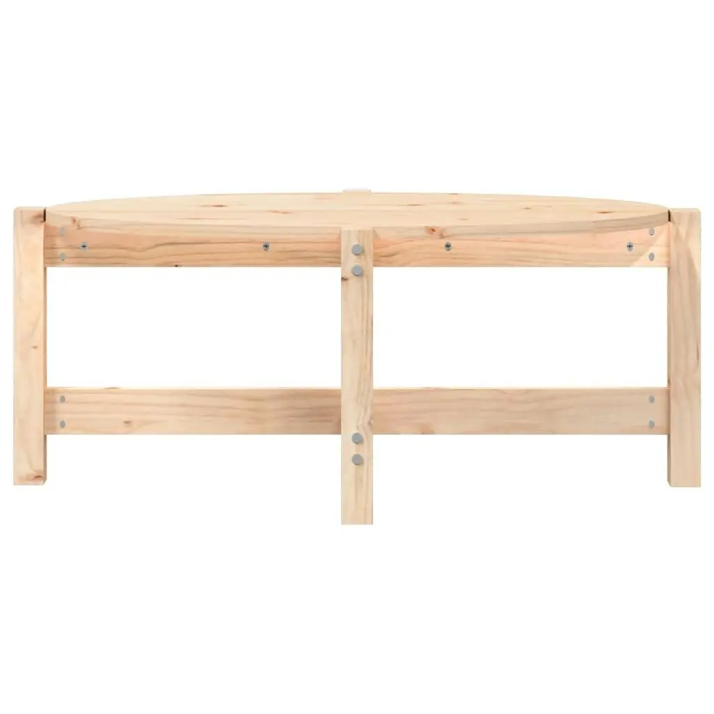 Coffee Table 87x48x35 cm Solid Wood Pine 822322