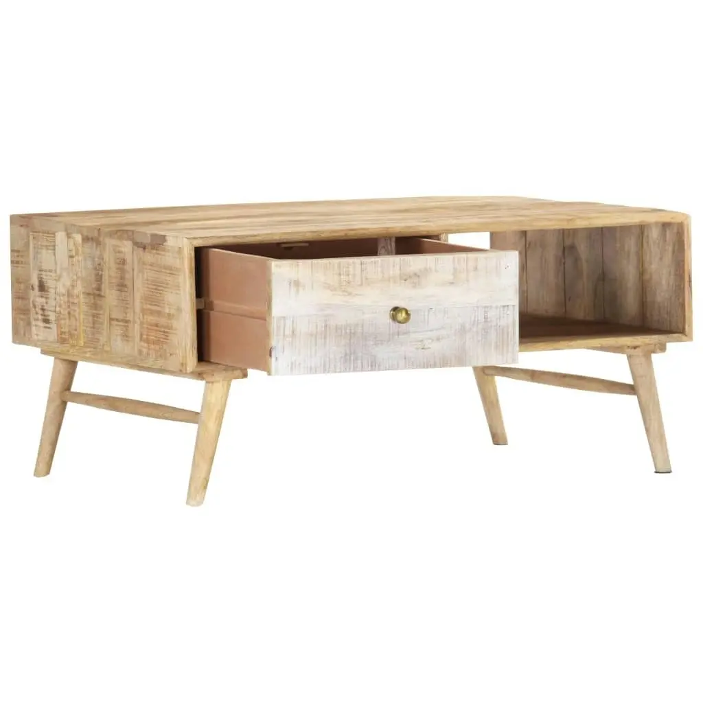 Coffee Table 88x60x40 cm Solid Mango Wood 287365