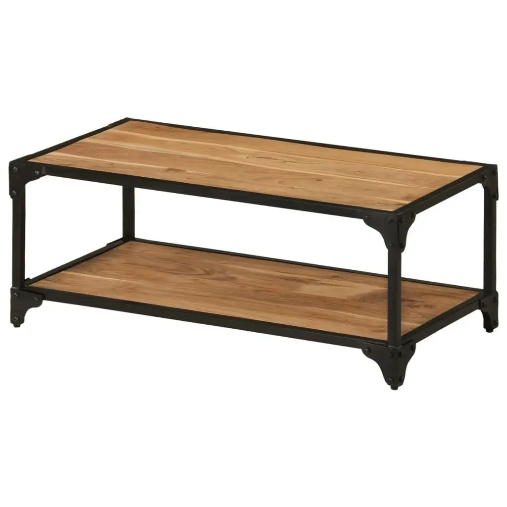 Coffee Table 90x45x35 cm Solid Acacia Wood 328264