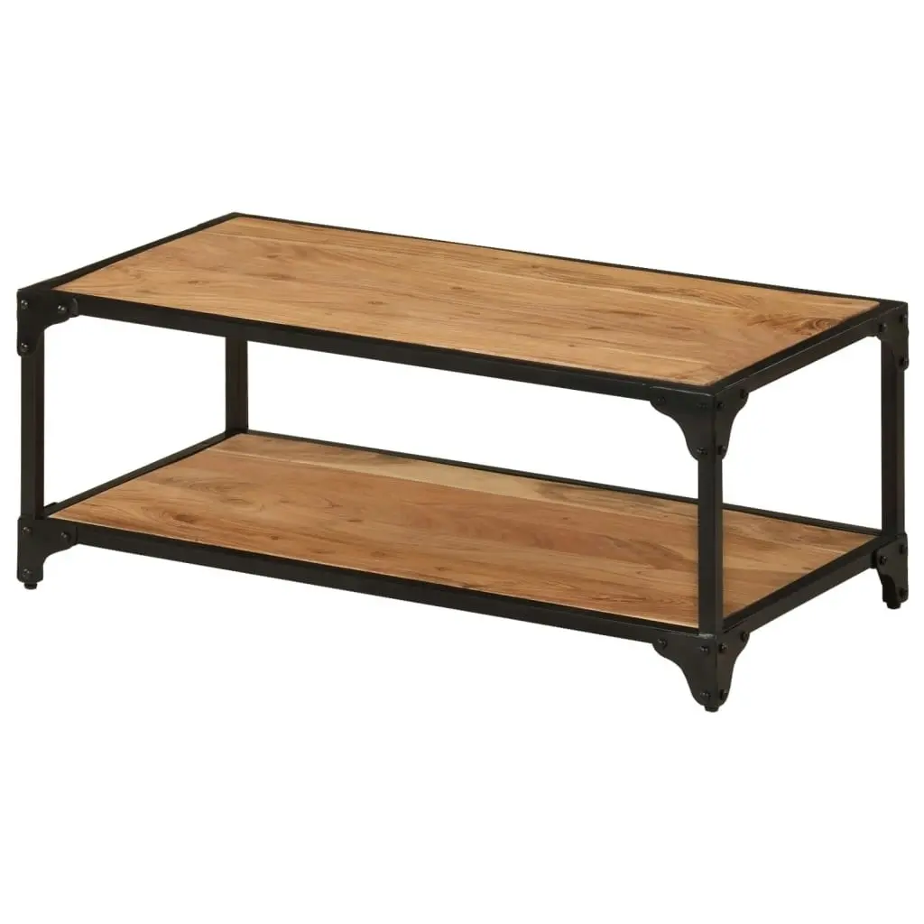 Coffee Table 90x45x35 cm Solid Acacia Wood 328264