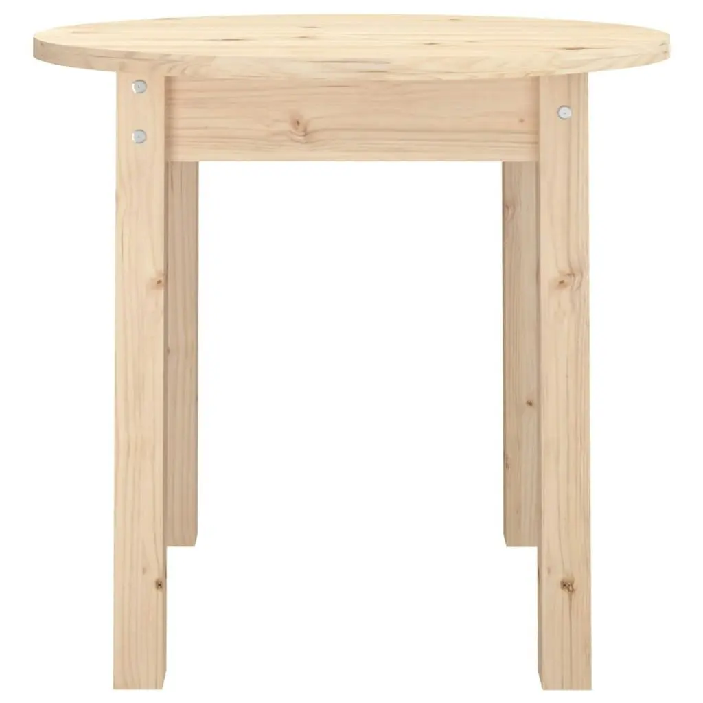 Coffee Table Ø 45x40 cm Solid Wood Pine 822332