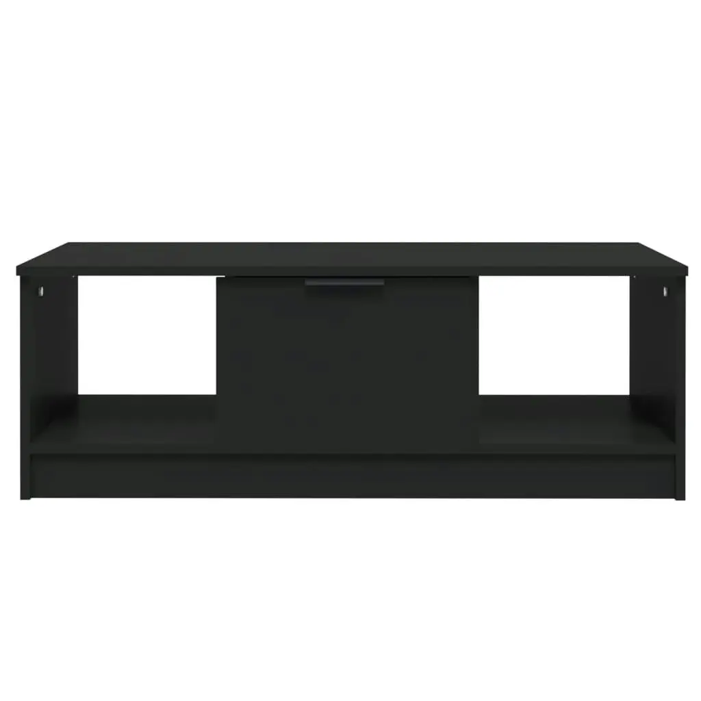 Coffee Table Black 102x50x36 cm Engineered Wood 811350