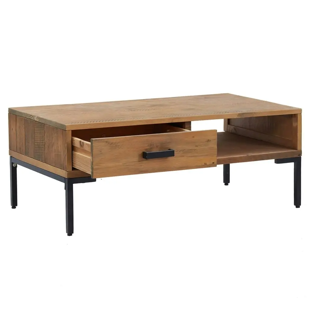 Coffee Table 90x50x35 cm Solid Pinewood 349929