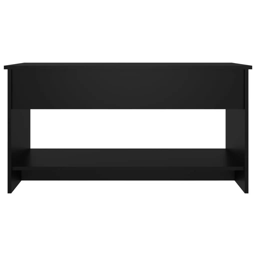 Coffee Table Black 102x50x52.5 cm Engineered Wood 809648