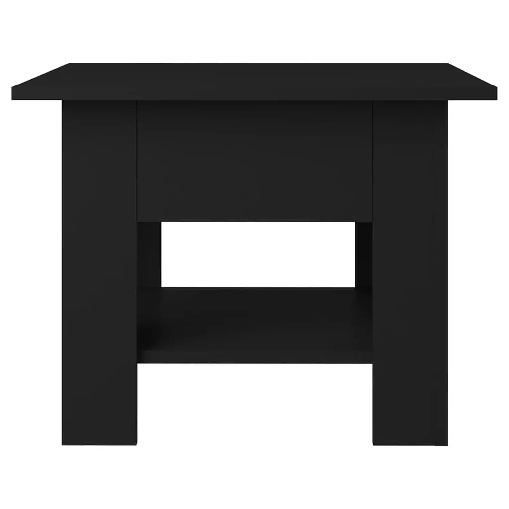 Coffee Table Black 55x55x42 cm Engineered Wood 810263