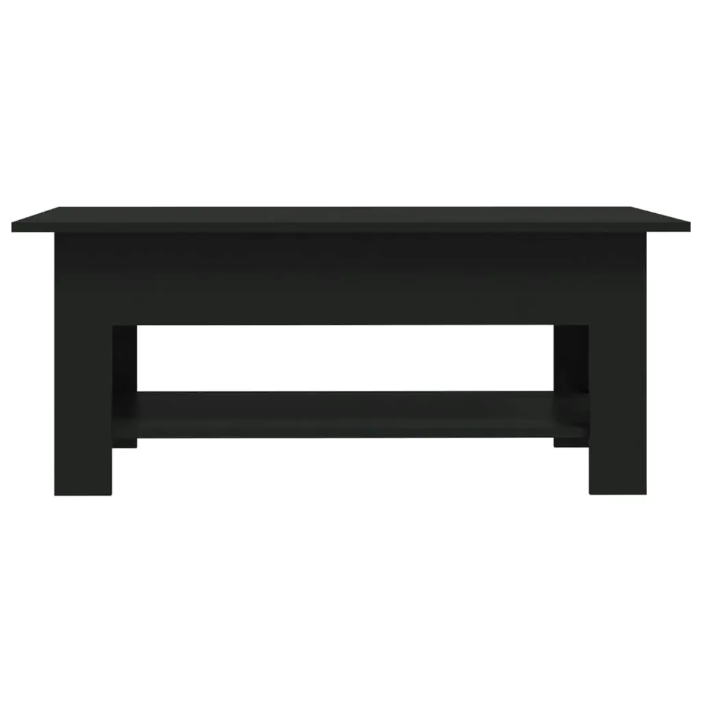 Coffee Table Black 102x55x42 cm Engineered Wood 810254