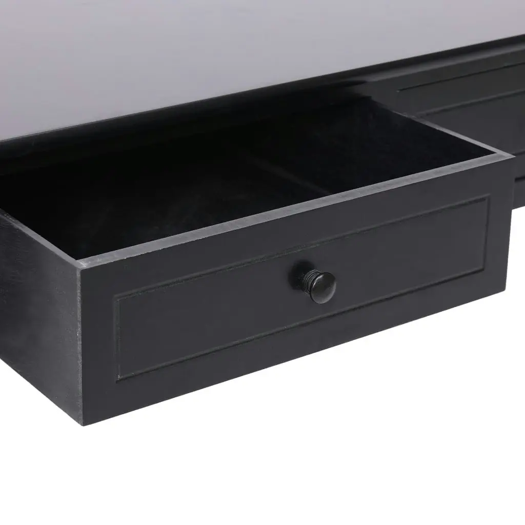 Coffee Table Black 100x50x45 cm Wood 284138