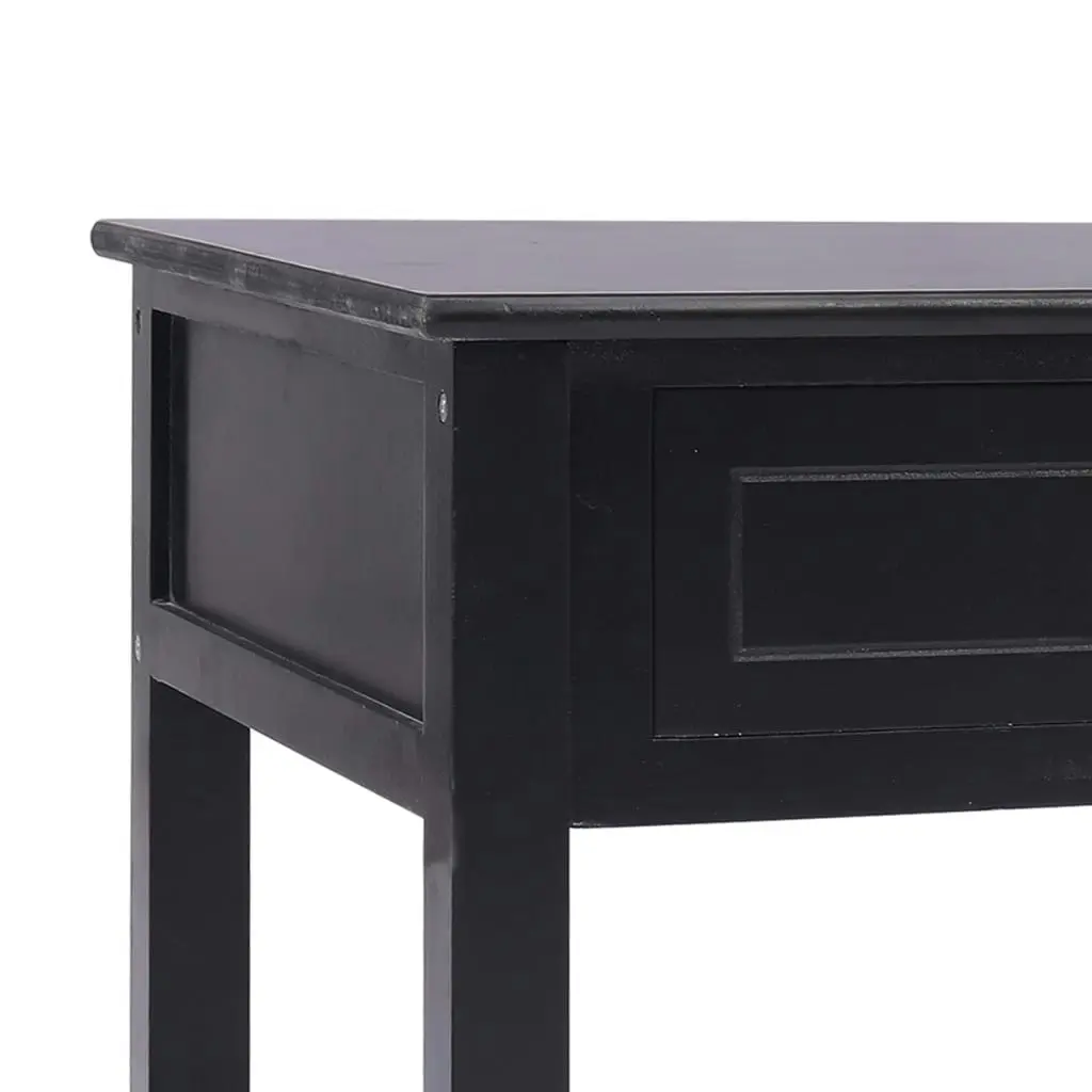 Coffee Table Black 100x50x45 cm Wood 284138