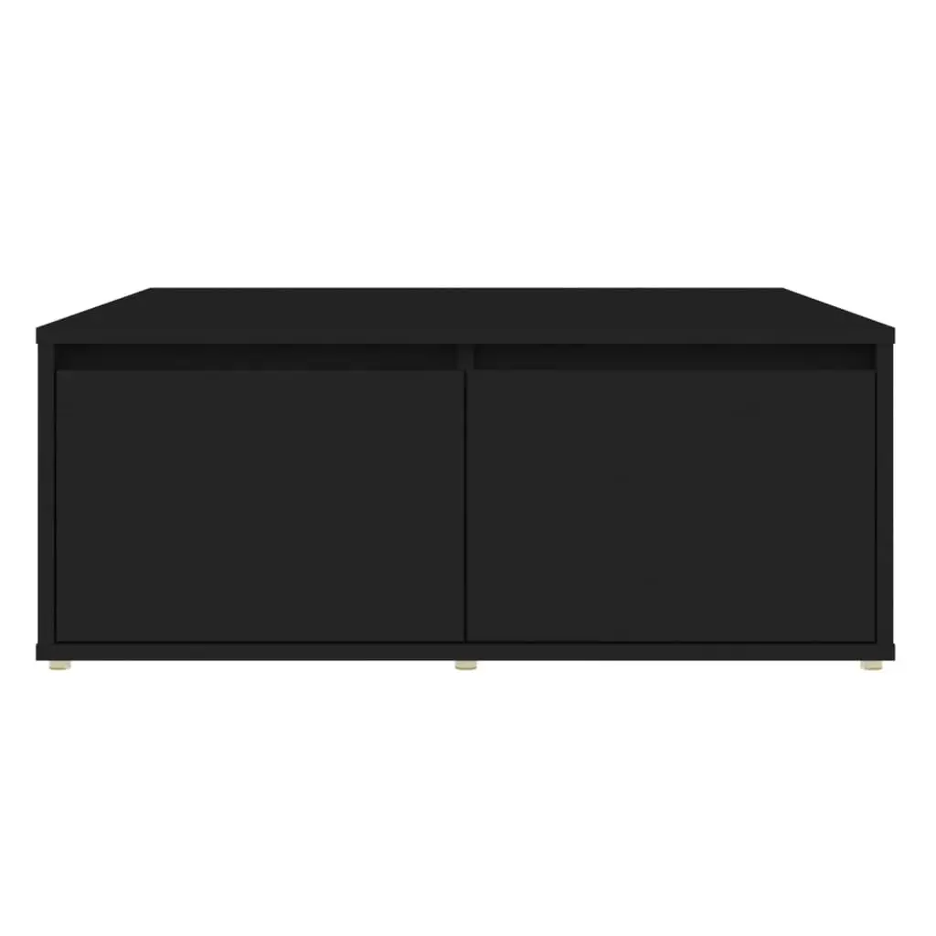 Coffee Table Black 80x80x31 cm Engineered Wood 806877