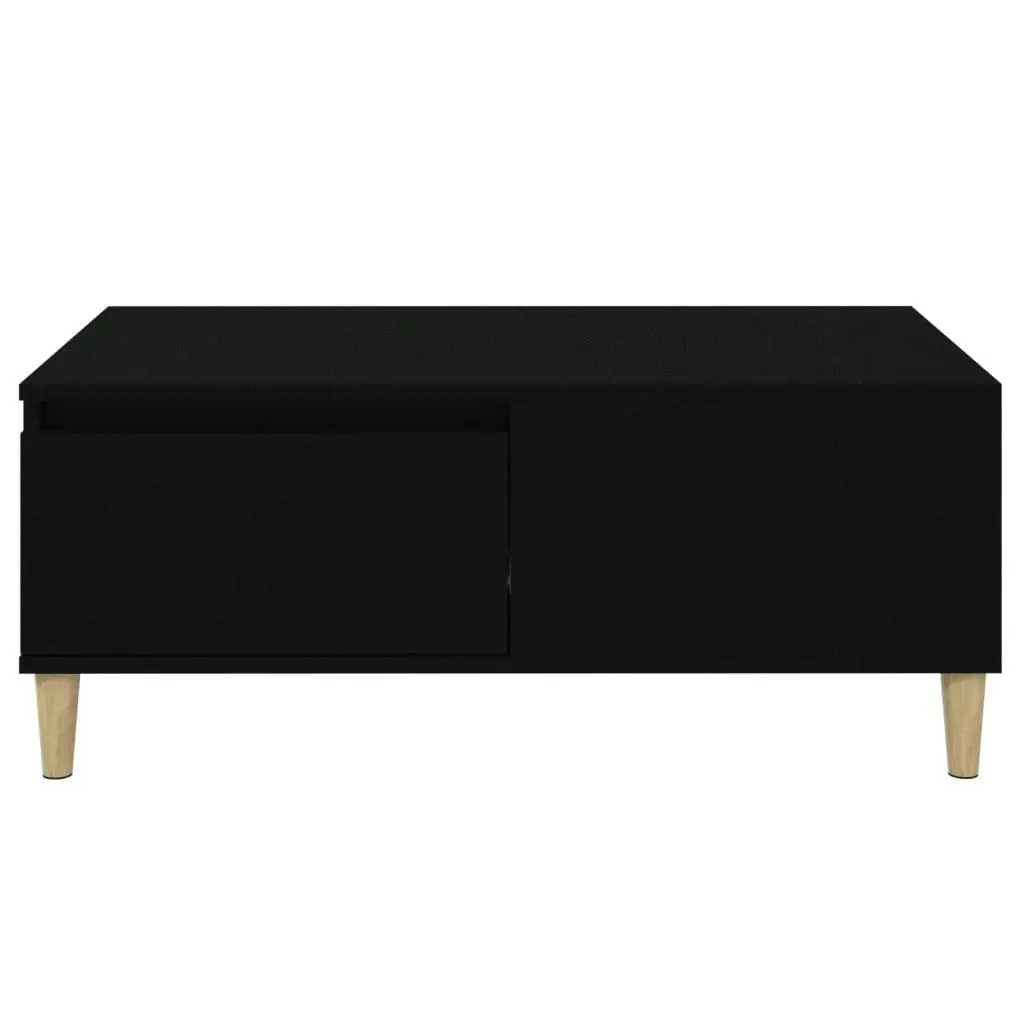 Coffee Table Black 90x50x36.5 cm Engineered Wood 821109