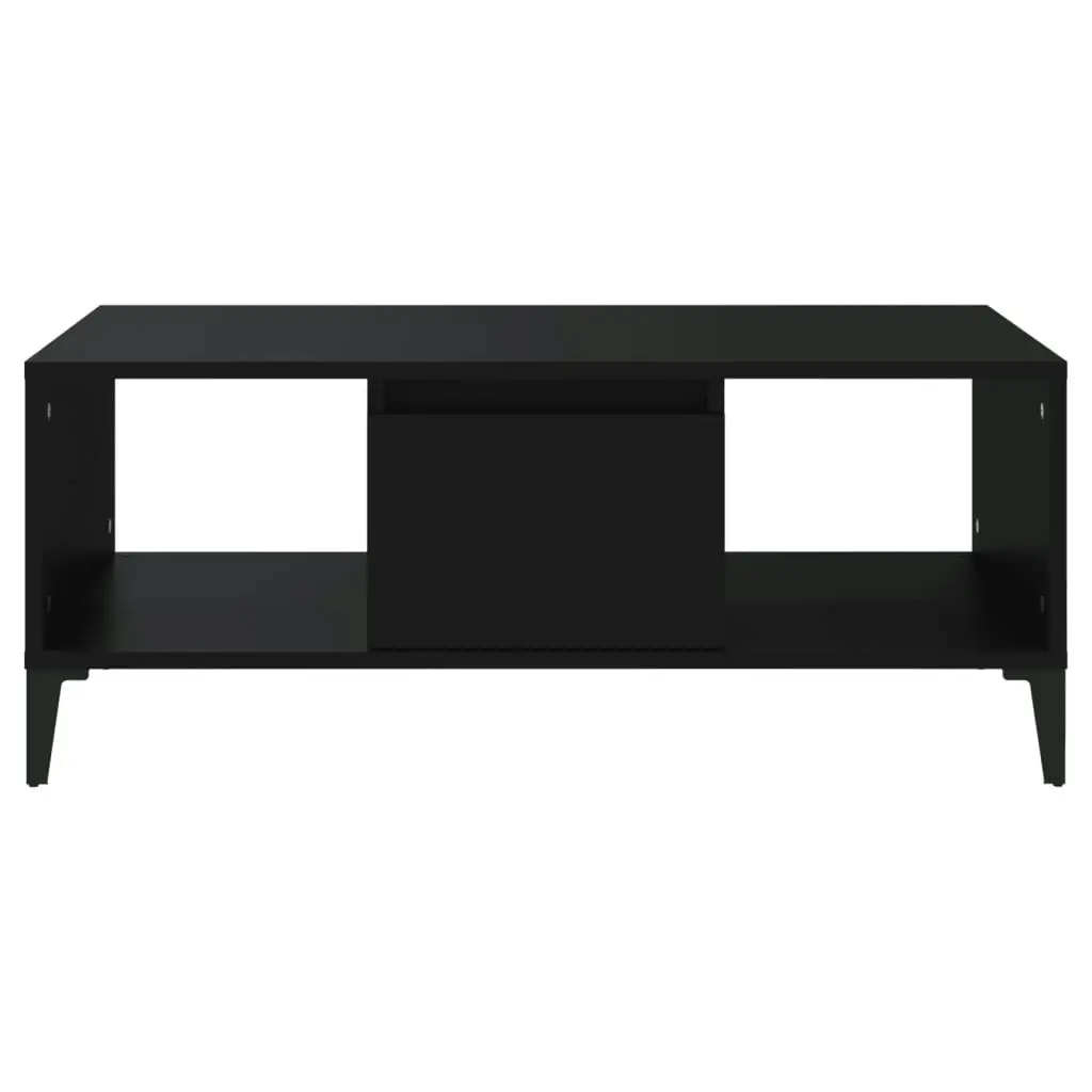 Coffee Table Black 90x50x36.5 cm Engineered Wood 821069