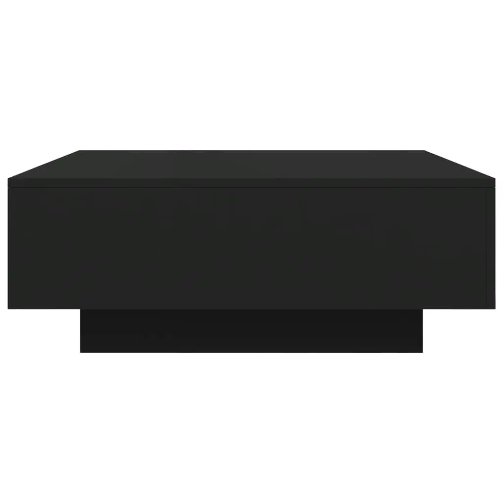 Coffee Table Black 80x80x31 cm Engineered Wood 836582