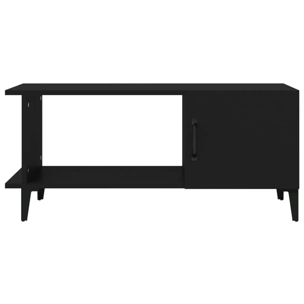 Coffee Table Black 90x50x40 cm Engineered Wood 812754