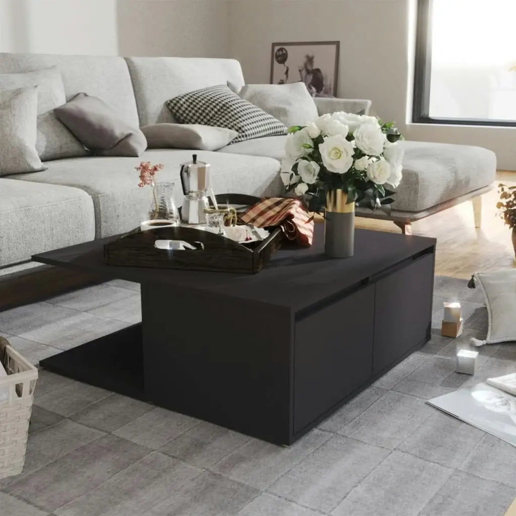 Coffee Table Grey 80x80x31 cm Engineered Wood 806878