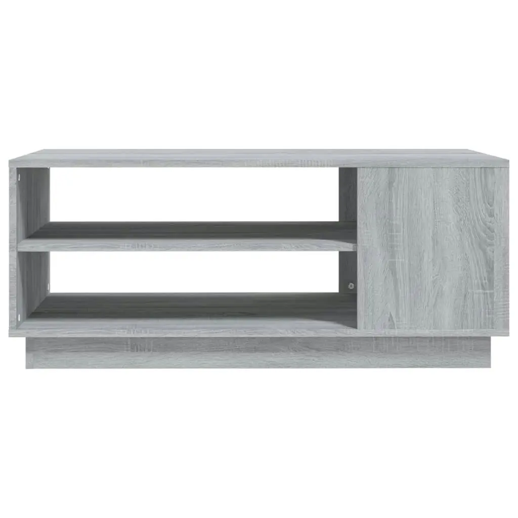 Coffee Table Grey Sonoma 102x55x43 cm Engineered Wood 813084