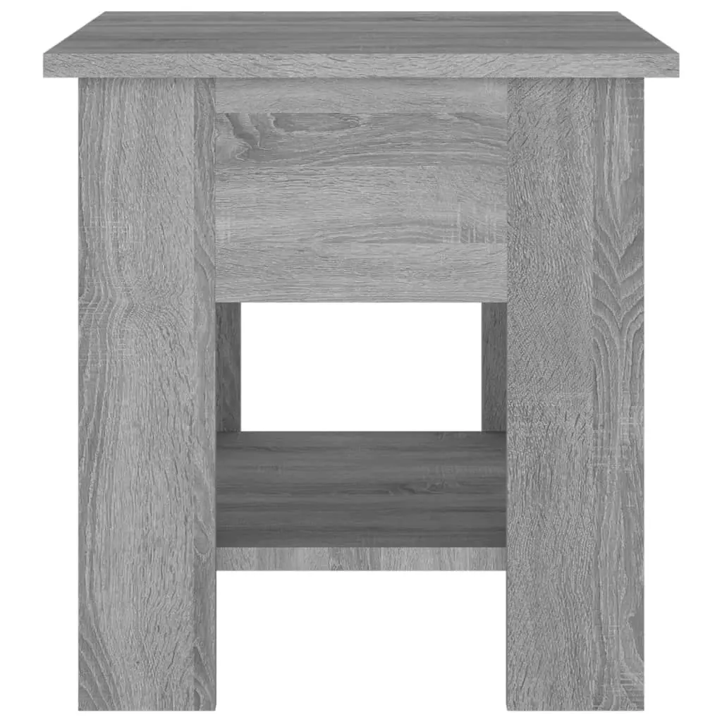 Coffee Table Grey Sonoma 40x40x42 cm Engineered Wood 813081