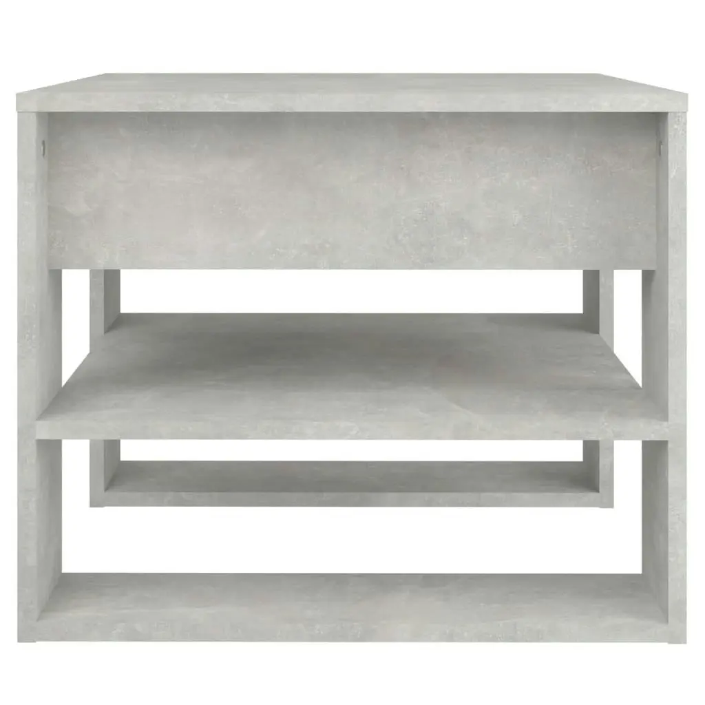 Coffee Table Concrete Grey 55.5x55x45 cm Engineered Wood 810912