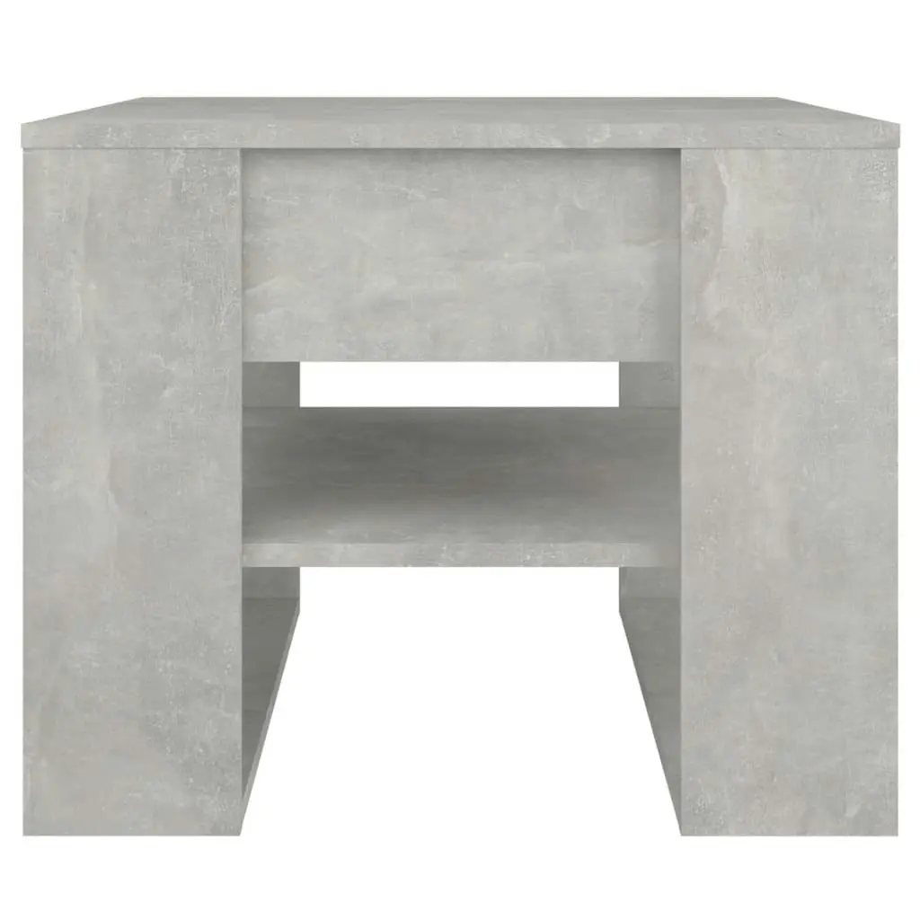 Coffee Table Concrete Grey 55.5x55x45 cm Engineered Wood 810912