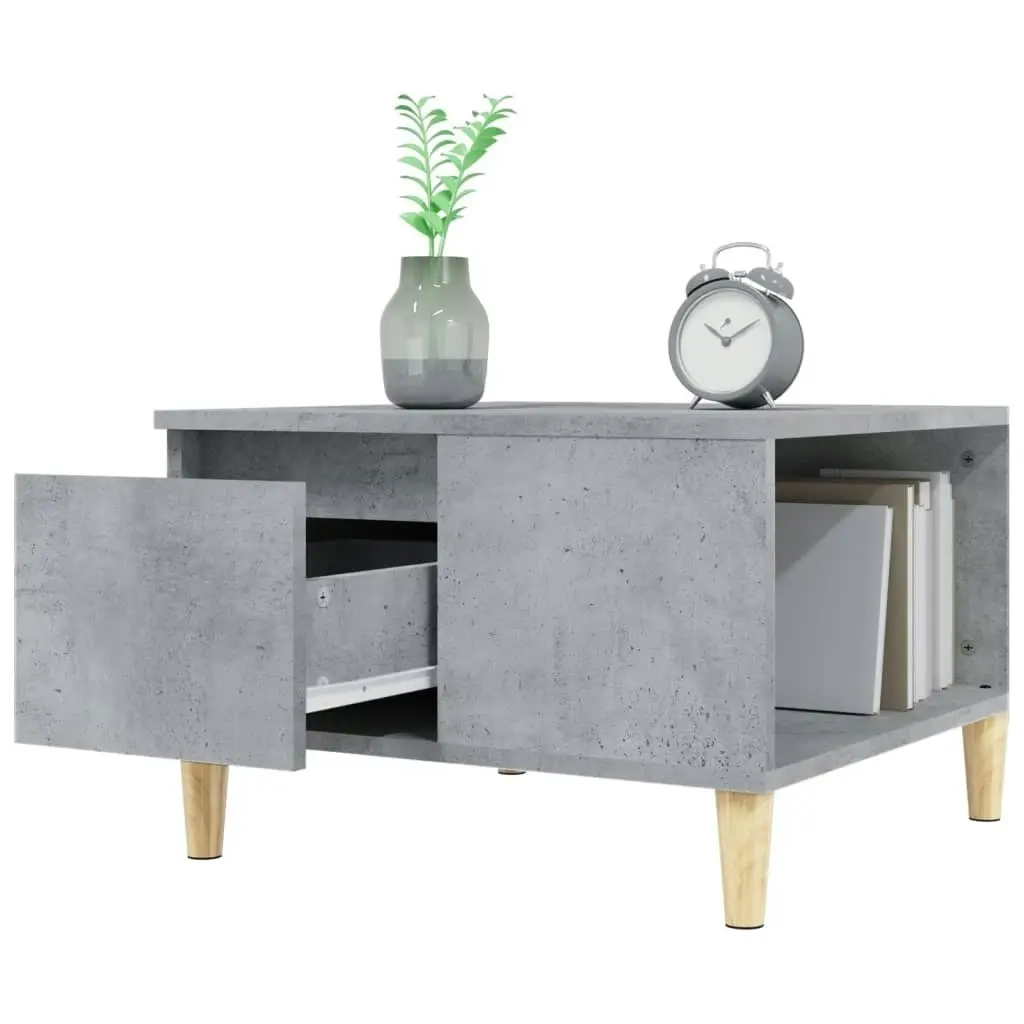 Coffee Table Concrete Grey 55x55x36.5 cm Engineered Wood 821080