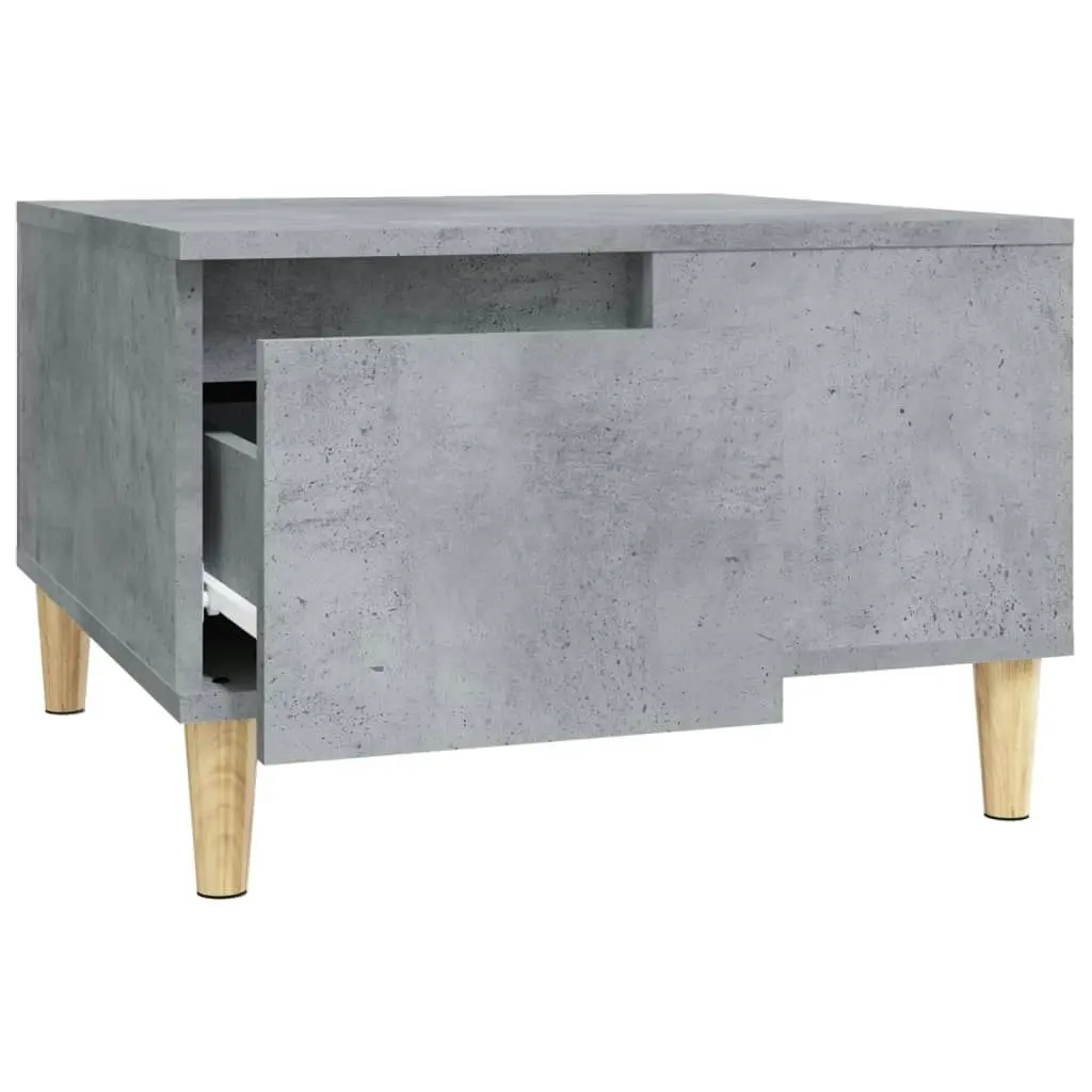 Coffee Table Concrete Grey 55x55x36.5 cm Engineered Wood 821080