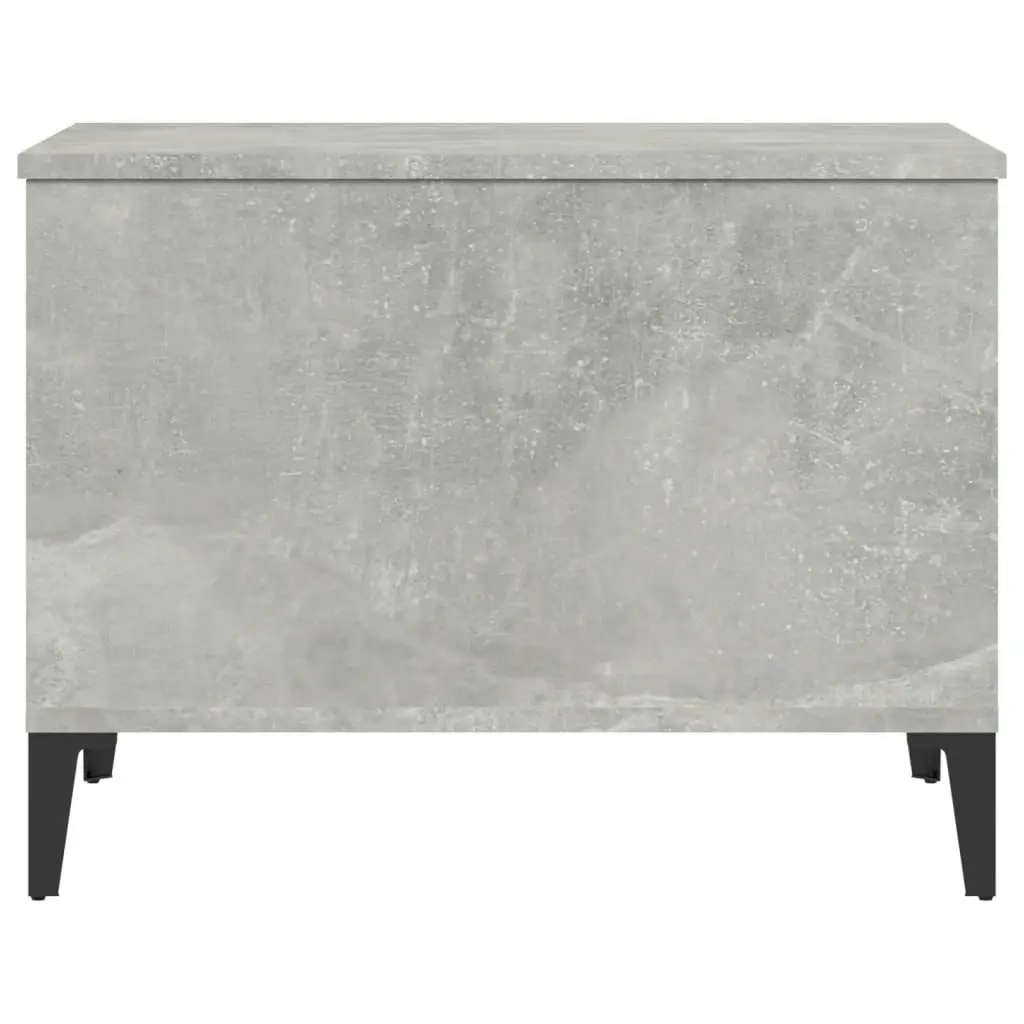 Coffee Table Concrete Grey 60x44.5x45 cm Engineered Wood 819576