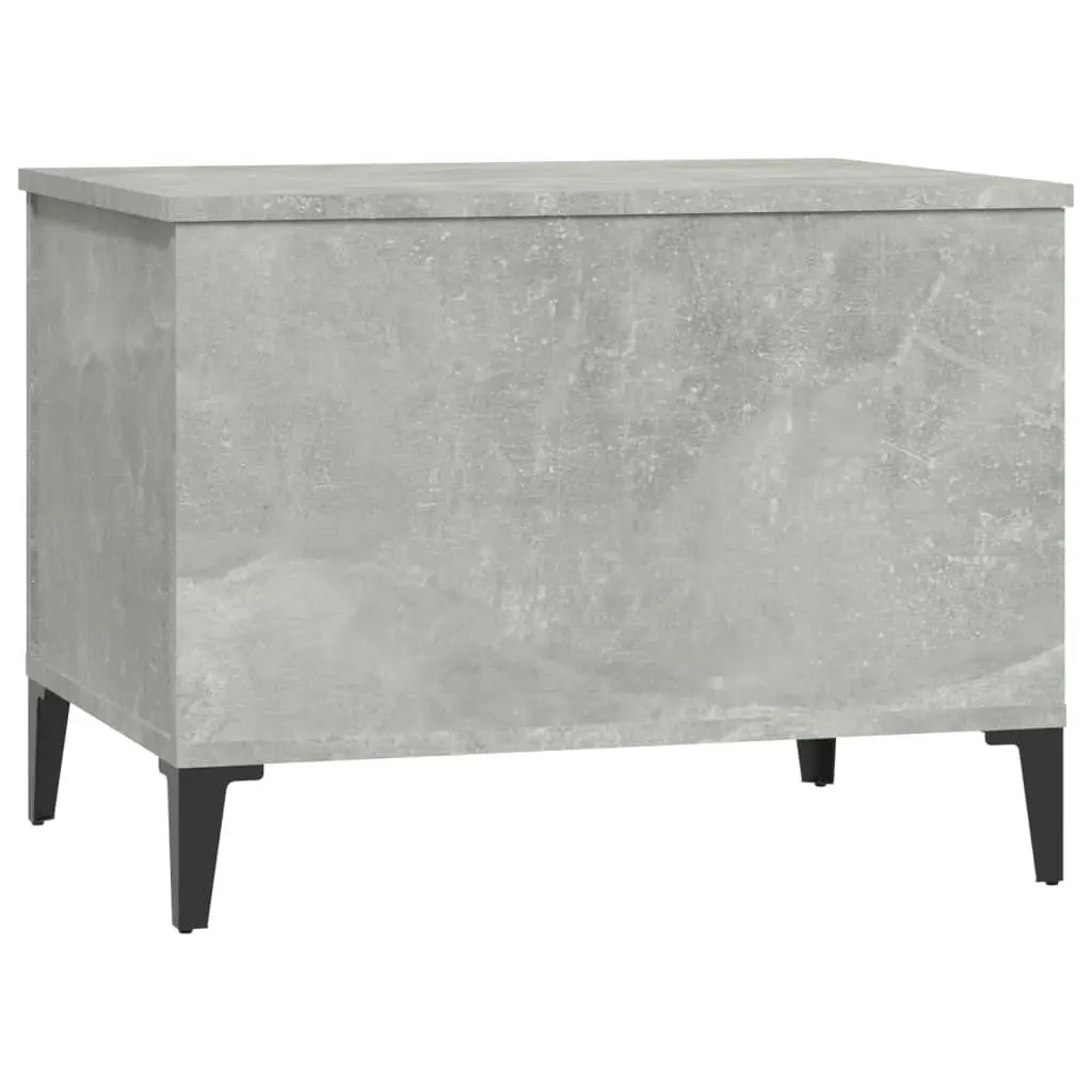 Coffee Table Concrete Grey 60x44.5x45 cm Engineered Wood 819576