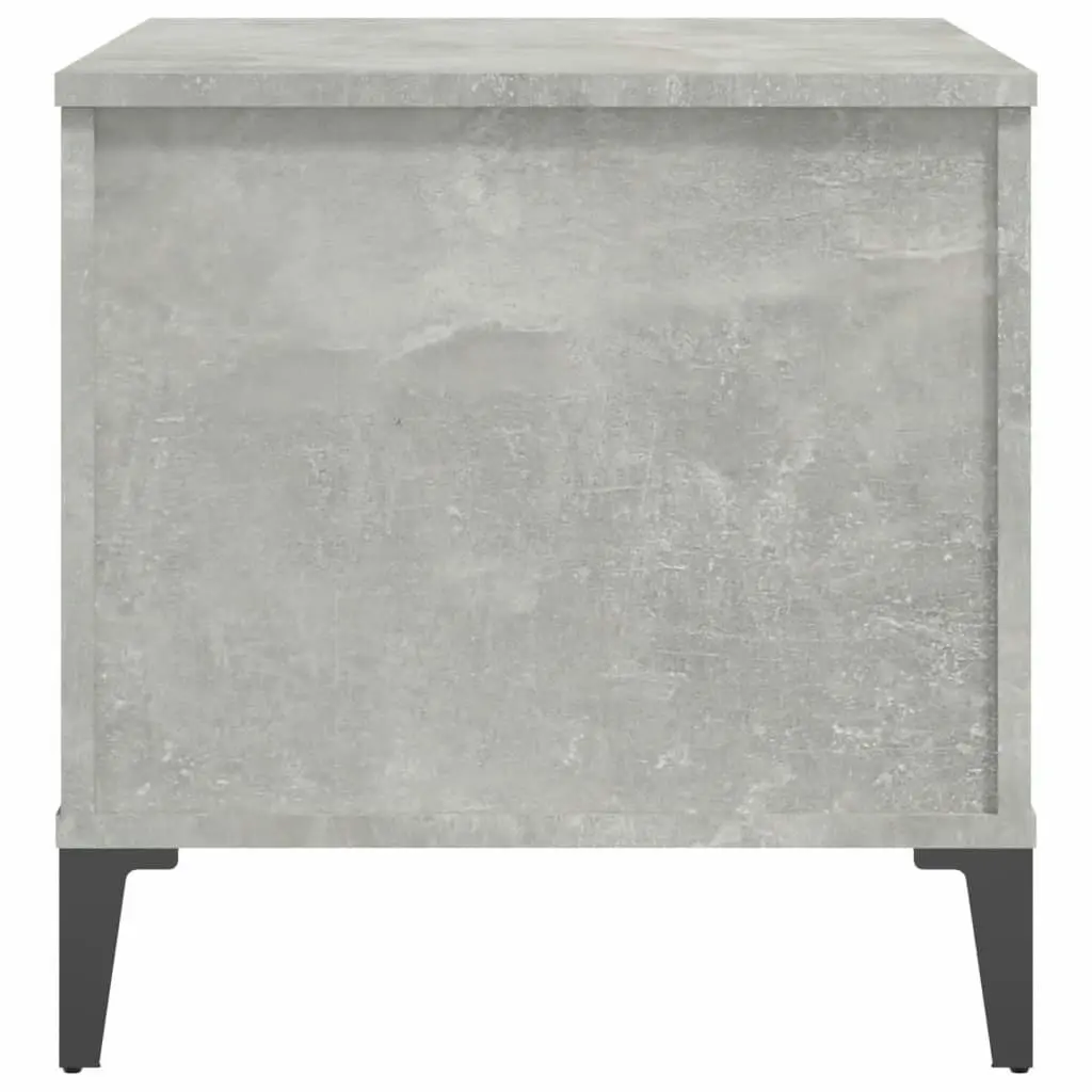 Coffee Table Concrete Grey 60x44.5x45 cm Engineered Wood 819576