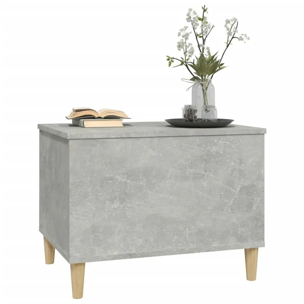 Coffee Table Concrete Grey 60x44.5x45 cm Engineered Wood 819568