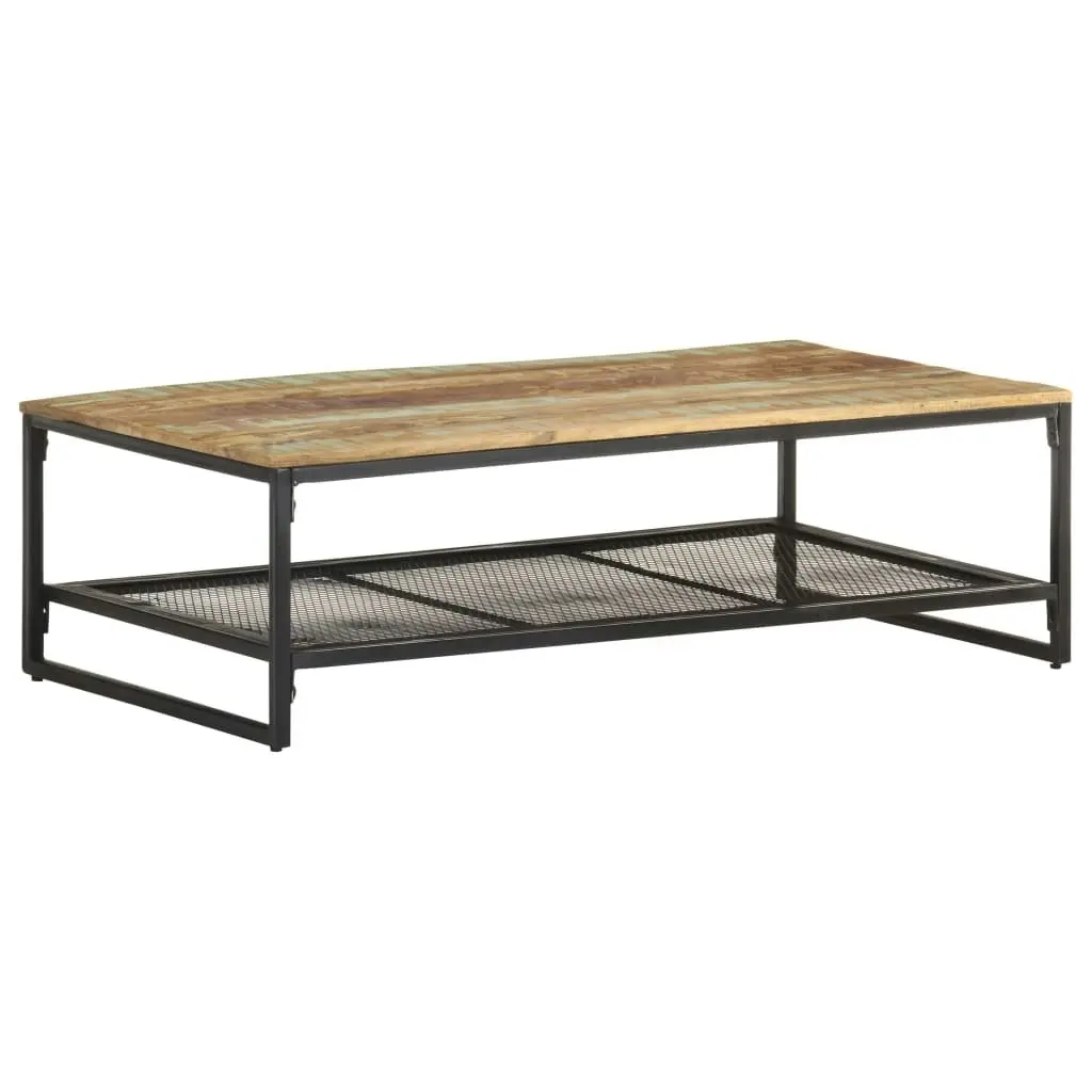 Coffee Table 110x60x35 cm Solid Reclaimed Wood 320245