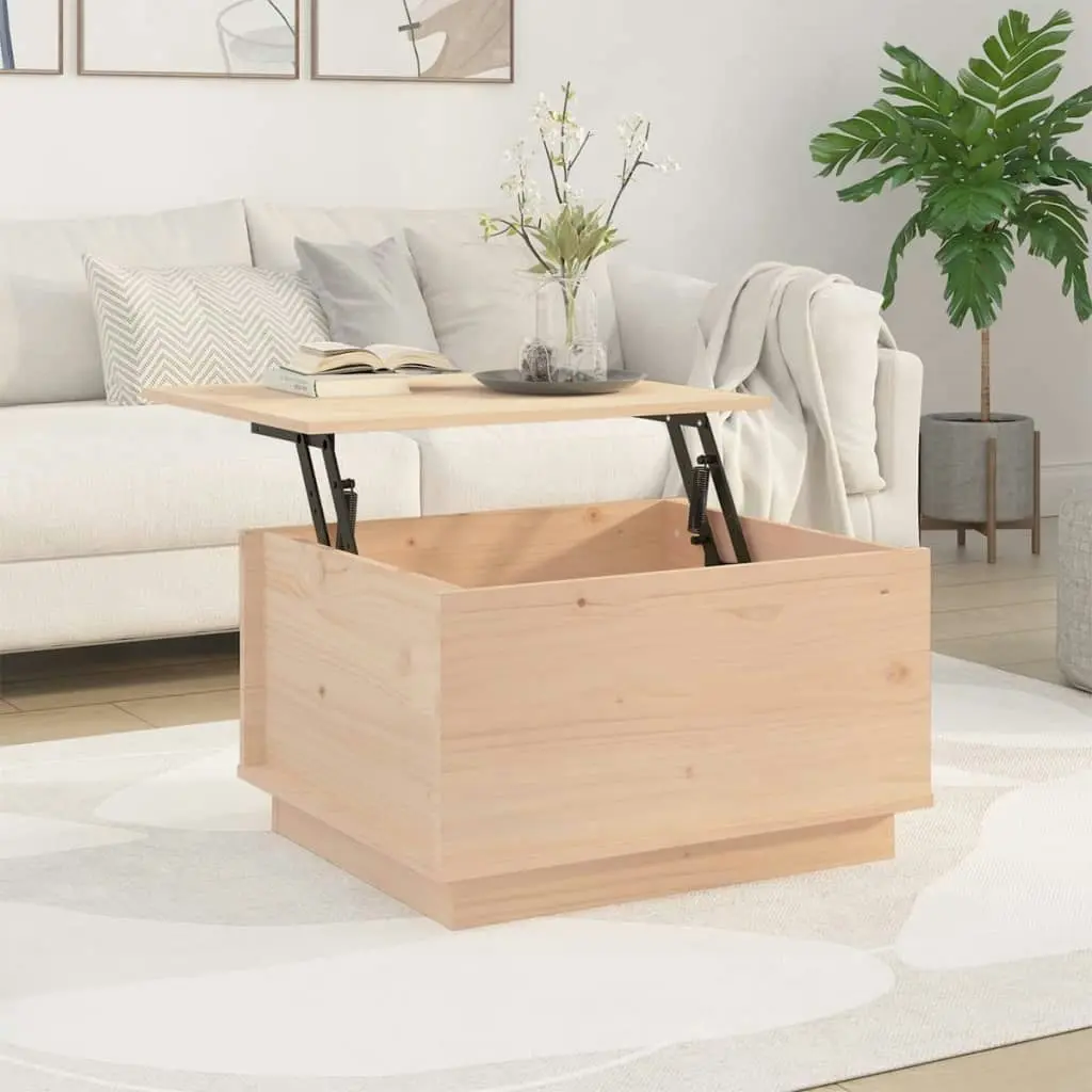 Coffee Table 60x50x35 cm Solid Wood Pine 813415