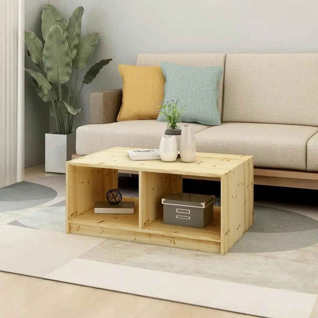 Coffee Table 75x50x33.5 cm Solid Firwood 809905