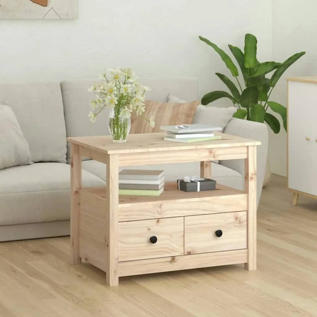 Coffee Table 71x49x55 cm Solid Wood Pine 820936