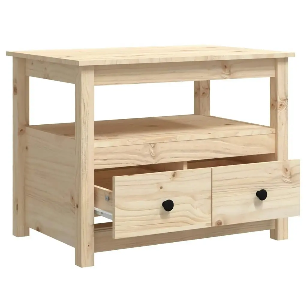 Coffee Table 71x49x55 cm Solid Wood Pine 820936