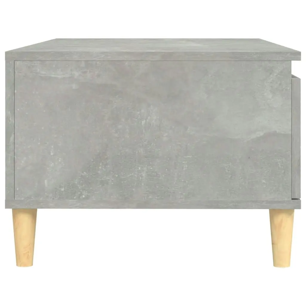 Coffee Table Concrete Grey 90x50x36.5 cm Engineered Wood 821048