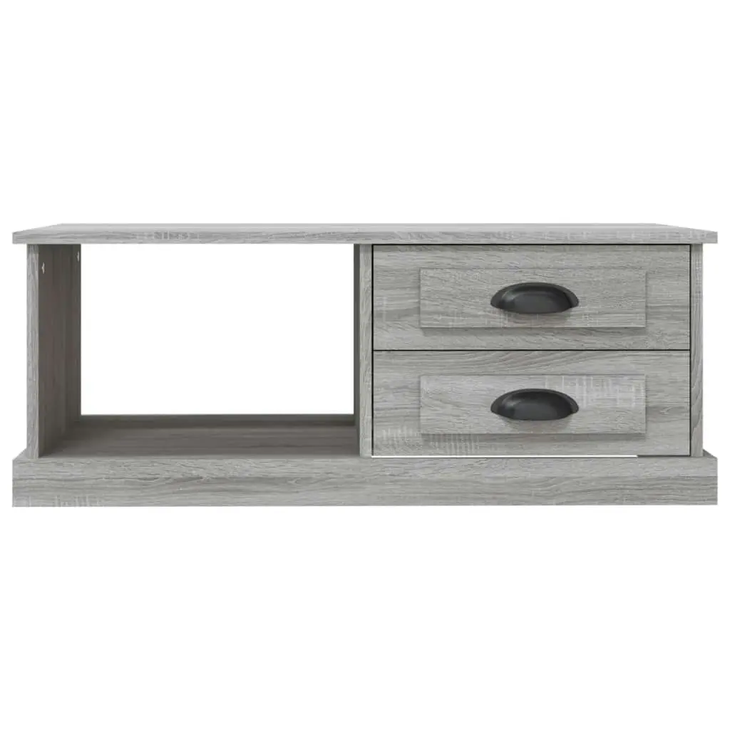 Coffee Table Grey Sonoma 90x50x35 cm Engineered Wood 816246