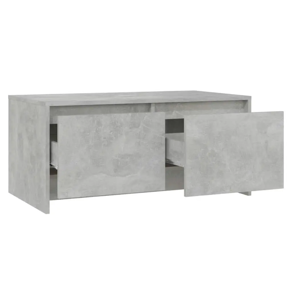 Coffee Table Concrete Grey 90x50x41.5 cm Engineered Wood 809822