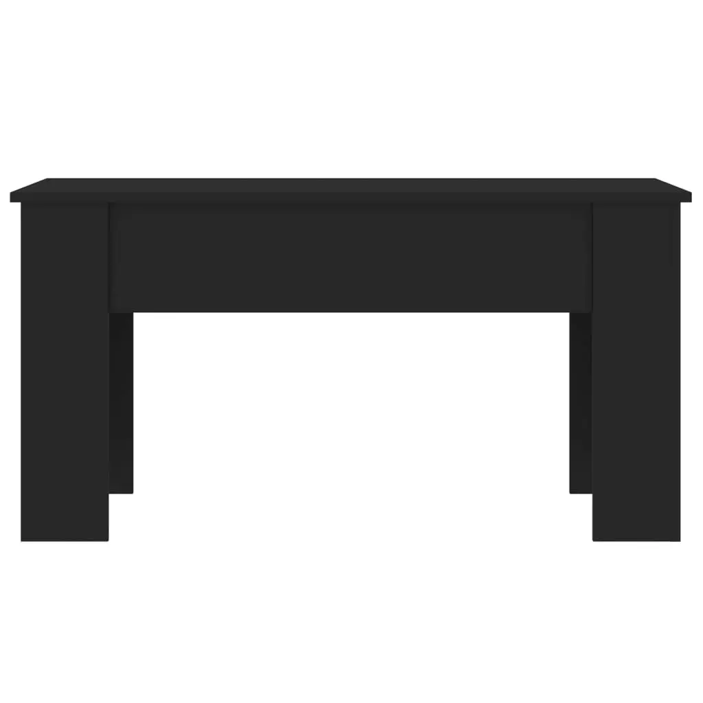 Coffee Table Black 101x49x52 cm Engineered Wood 809684