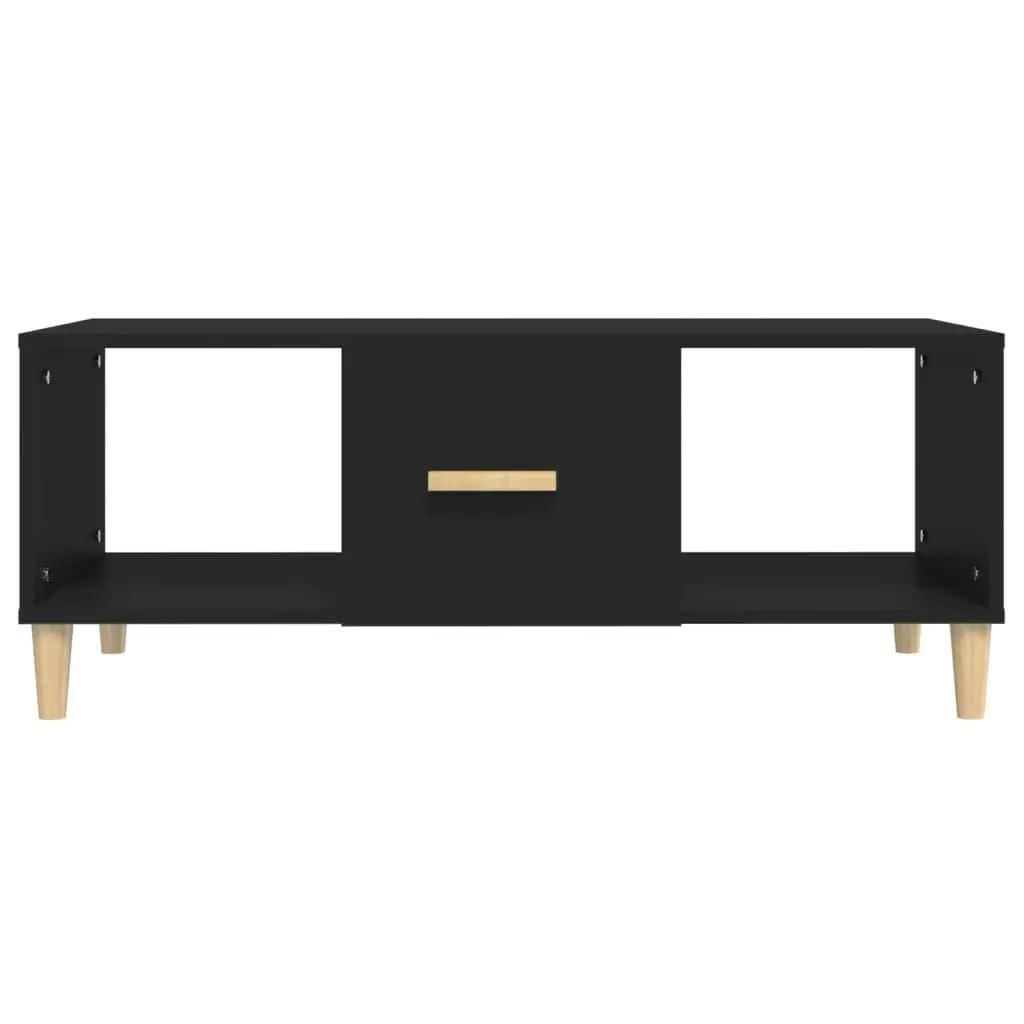 Coffee Table Black 102x50x40 cm Engineered Wood 812691