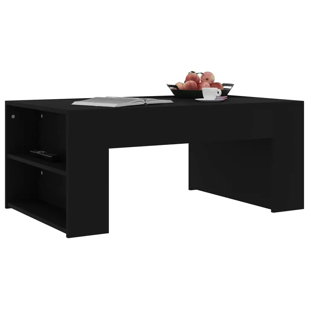 Coffee Table Black 100x60x42 cm Engineered Wood 802112