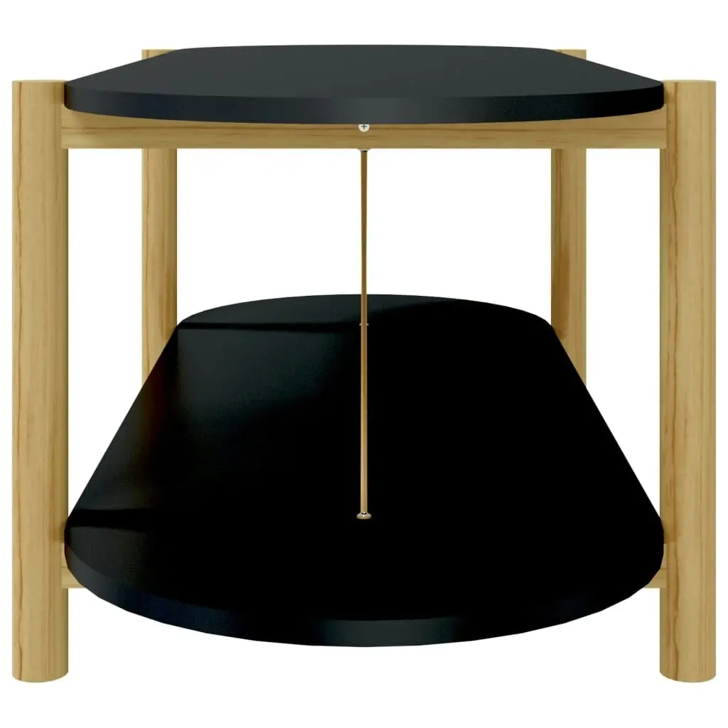 Coffee Table Black 110x48x40 cm Engineered Wood 345688