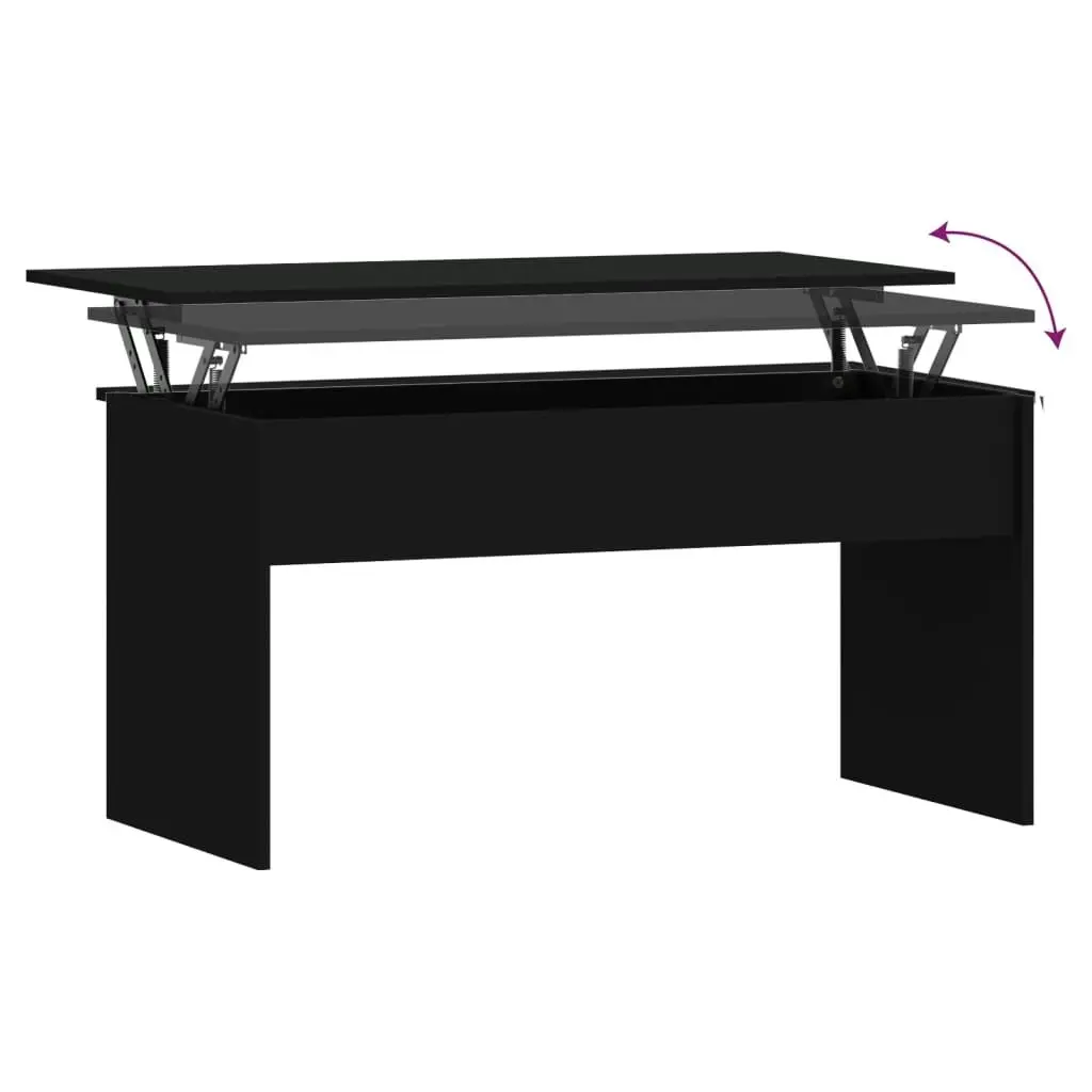 Coffee Table Black 102x50.5x52.5 cm Engineered Wood 809630