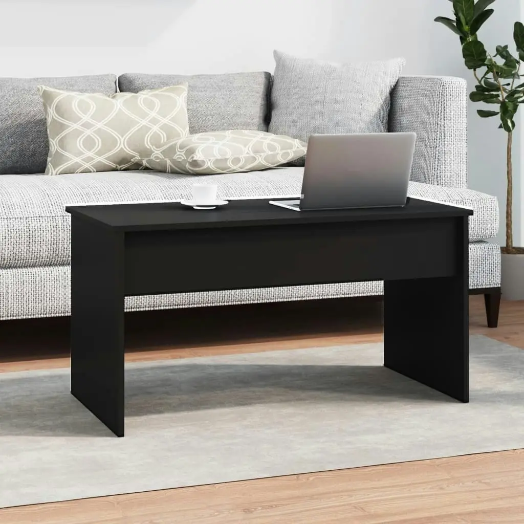 Coffee Table Black 102x50.5x52.5 cm Engineered Wood 809630