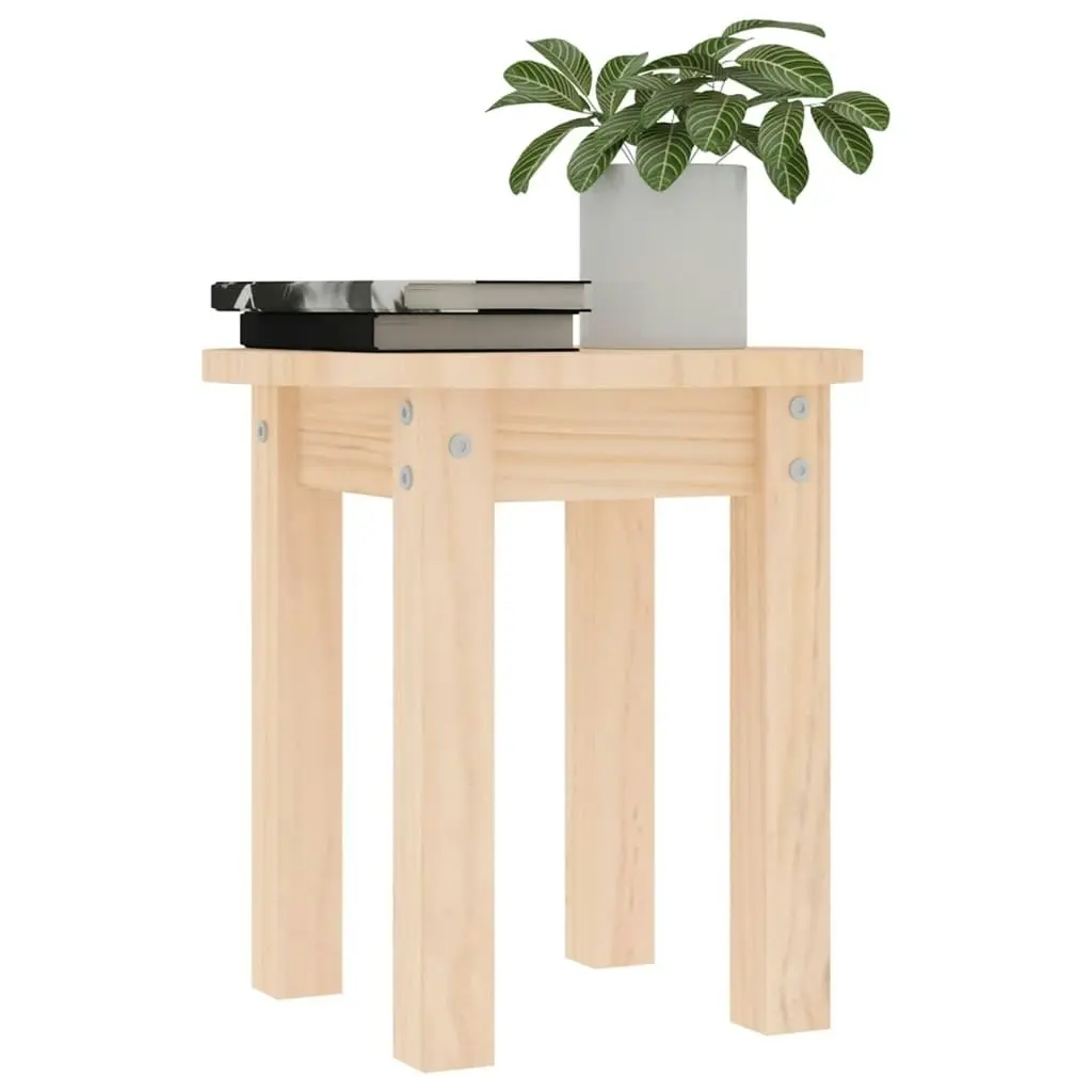 Coffee Table Ø 35x35 cm Solid Wood Pine 822337