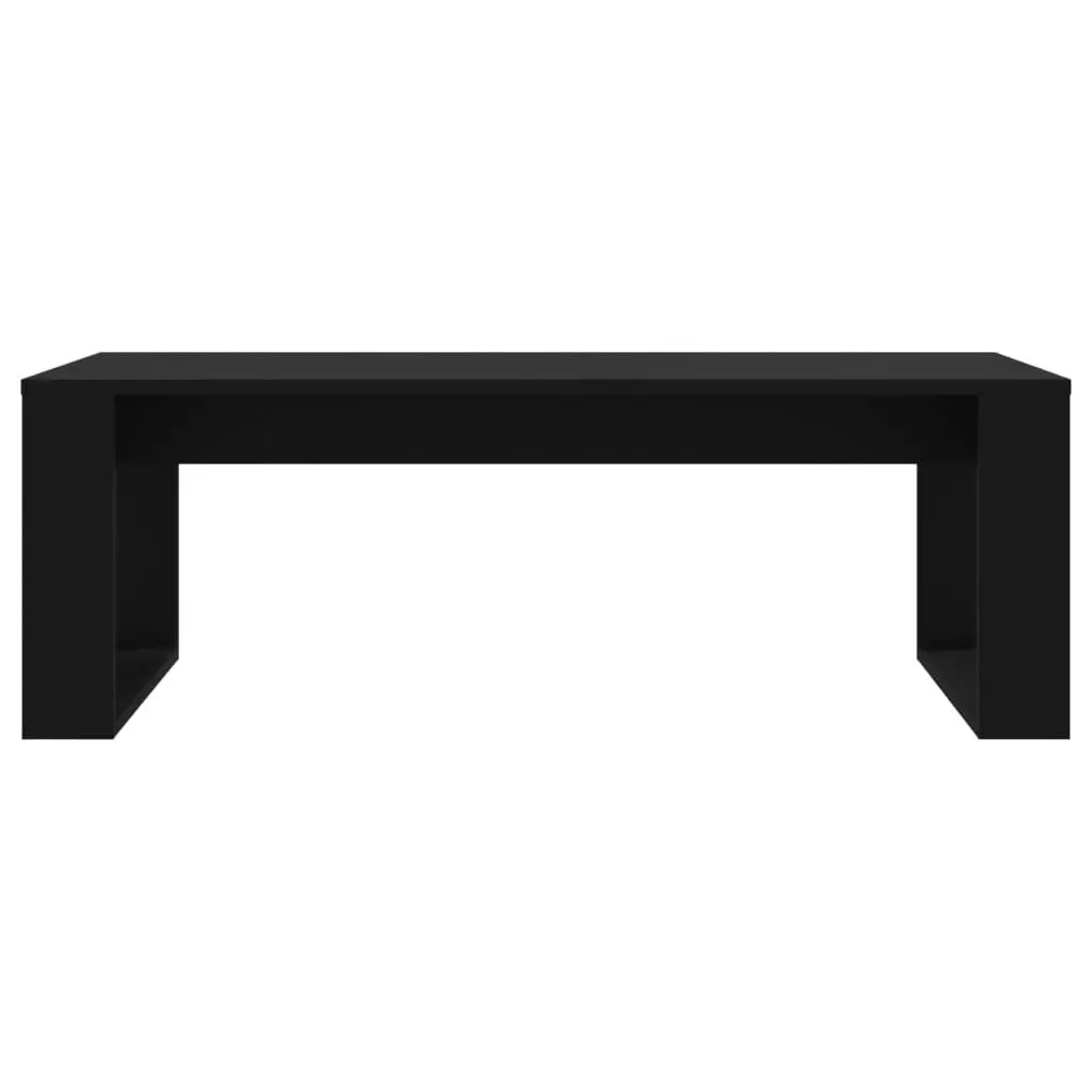 Coffee Table Black 102x50x35 cm Engineered Wood 823359