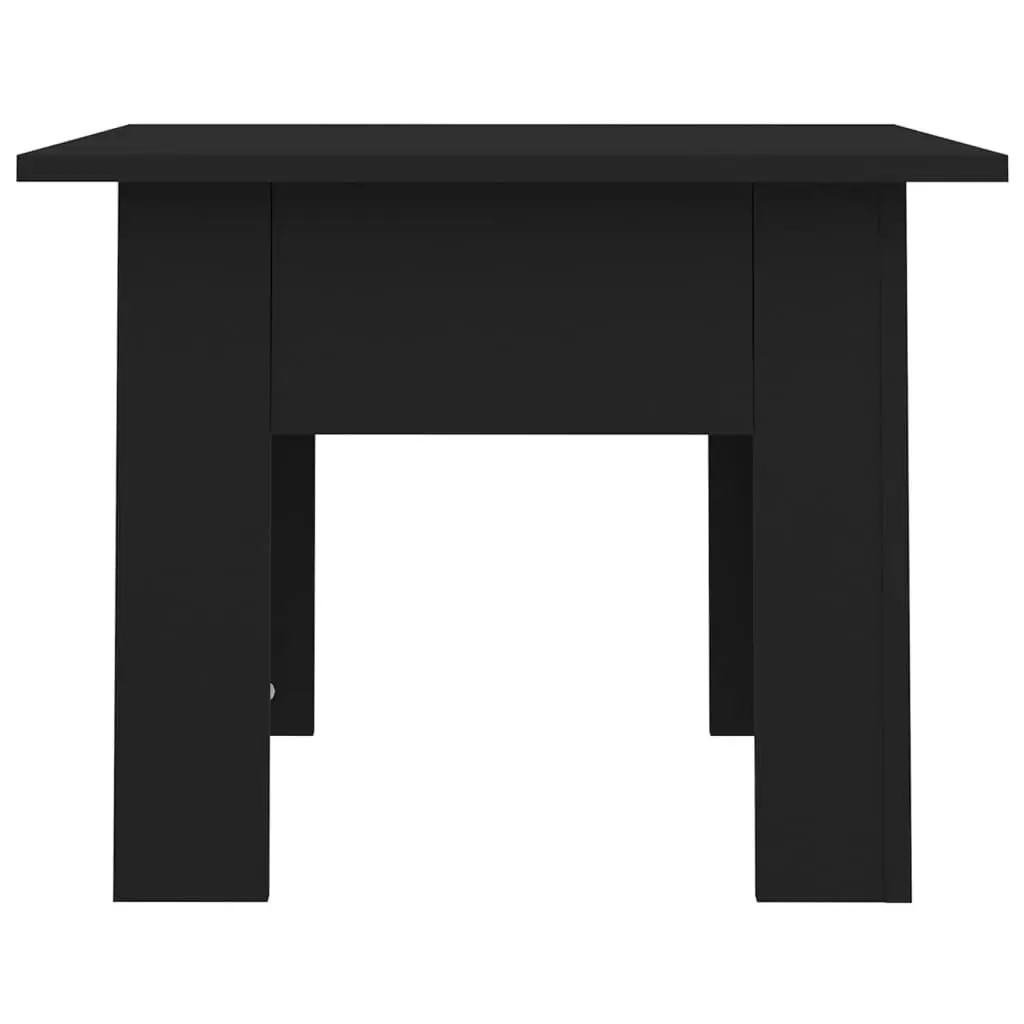 Coffee Table Black 55x55x42 cm Engineered Wood 810236