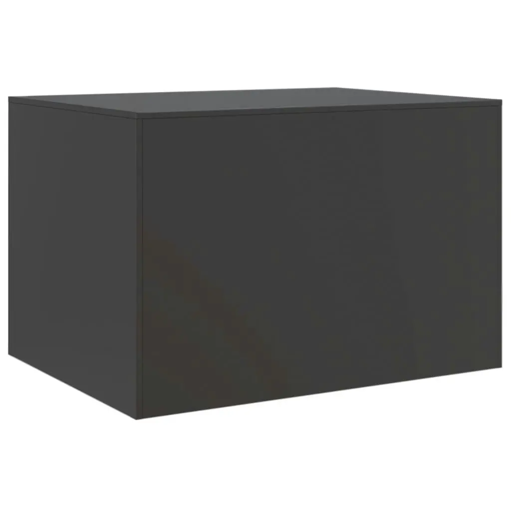 Coffee Table Black 67x50x44 cm Steel 841727