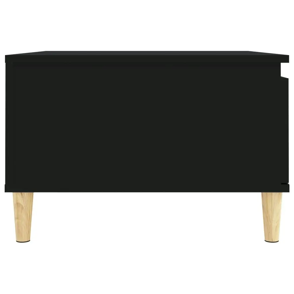 Coffee Table Black 55x55x36.5 cm Engineered Wood 821077