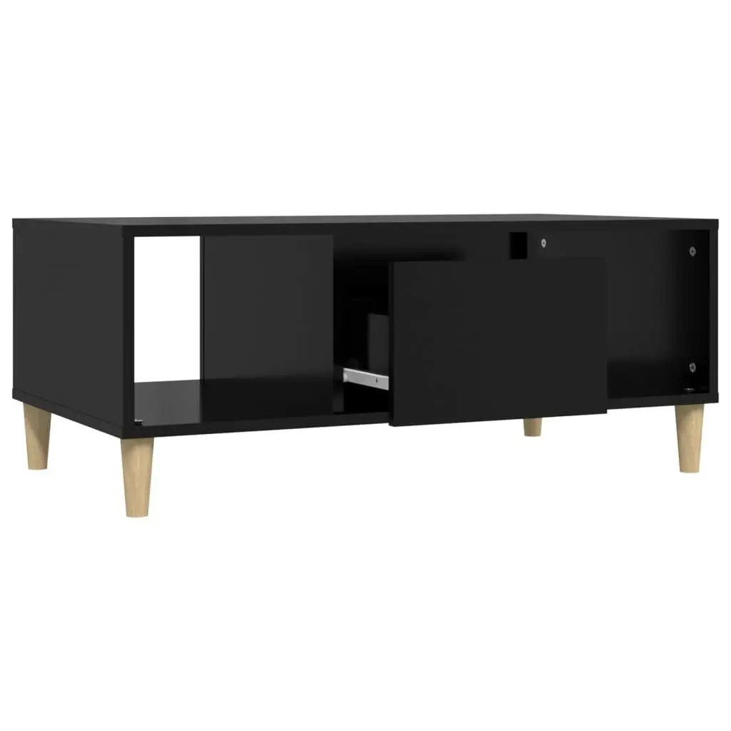 Coffee Table Black 90x50x36.5 cm Engineered Wood 821061