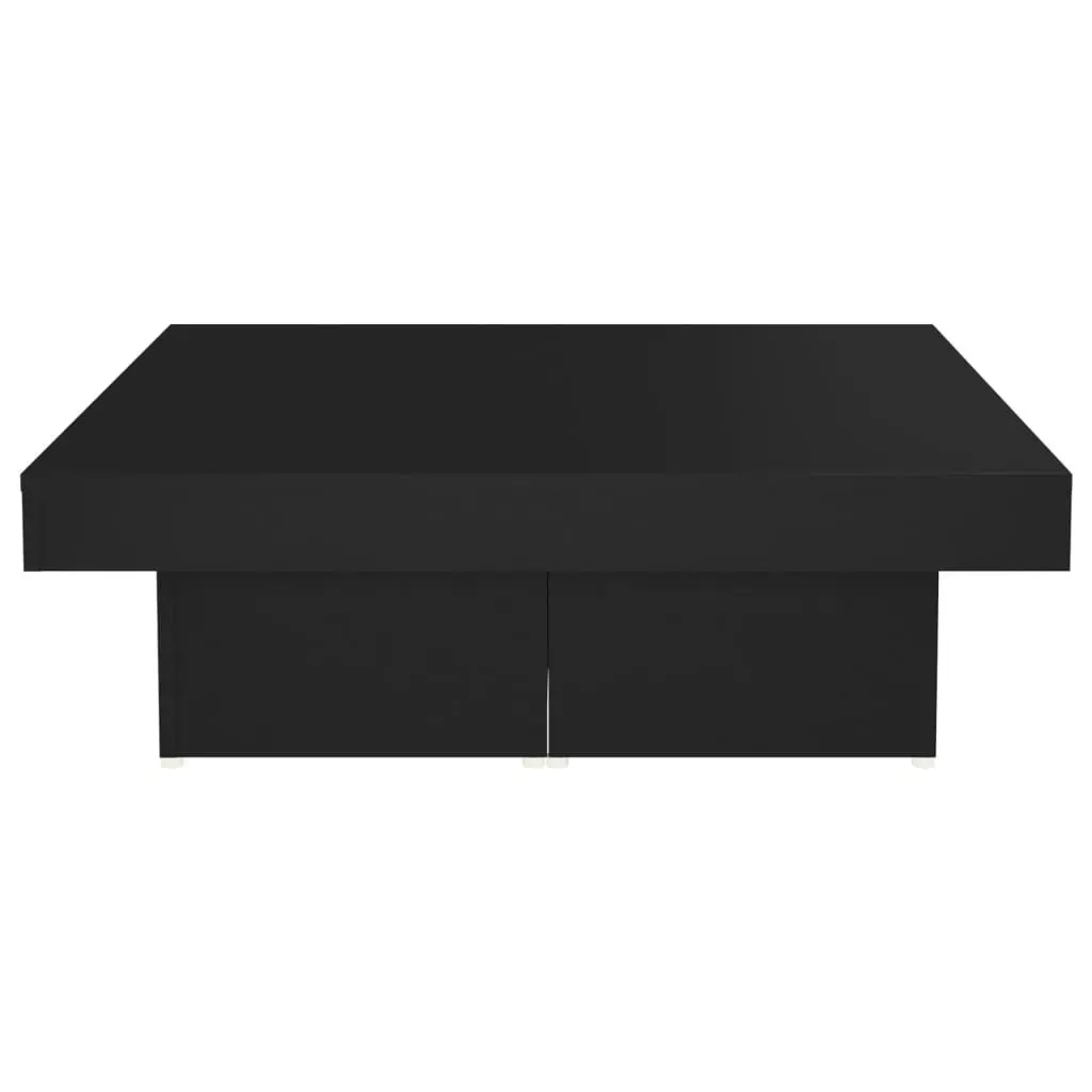 Coffee Table Black 90x90x28 cm Engineered Wood 806913